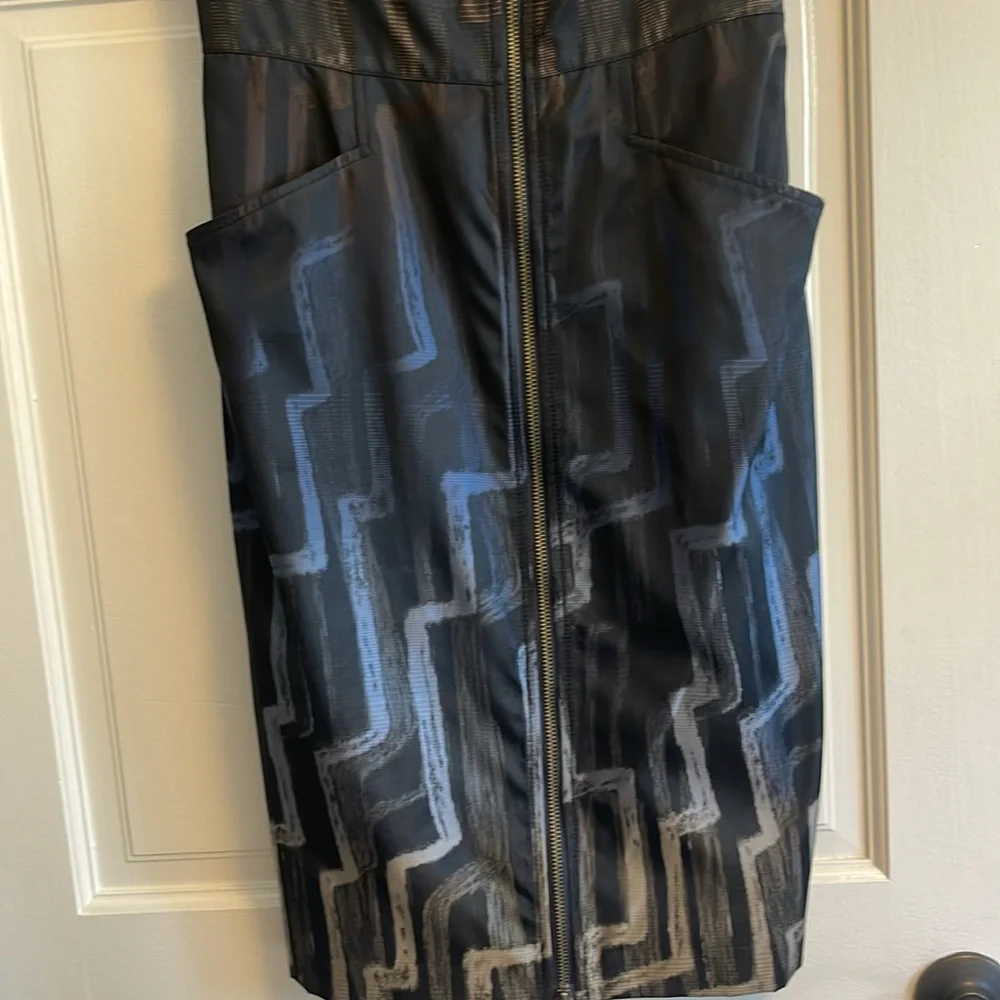 Hilton Hollis magnificent dress Italian fabric size 2 - Picture 4 of 8